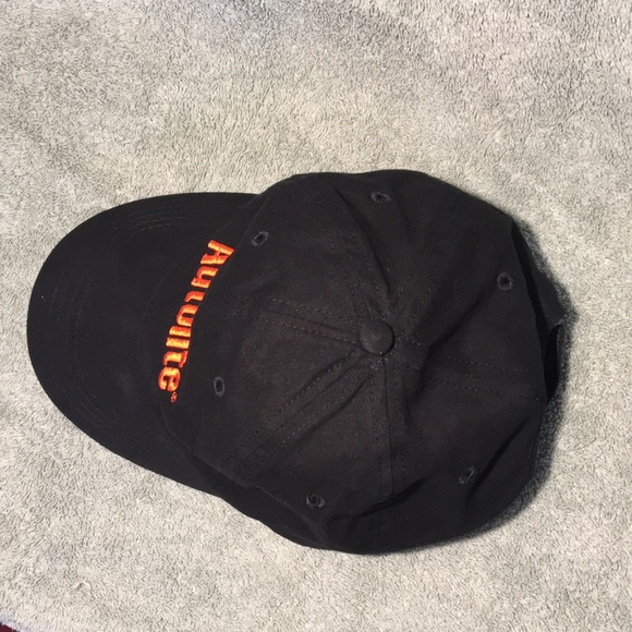 Autolite Advance Auto Parts black hat adjustable back strap full 6 panel cap - Picture 9 of 10